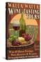 Wine Tasting - Walla Walla, Washington-Lantern Press-Stretched Canvas