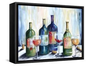 Wine Time-Marilyn Dunlap-Framed Stretched Canvas