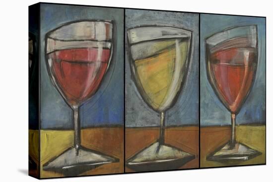 Wine Trio Triptych-Tim Nyberg-Stretched Canvas