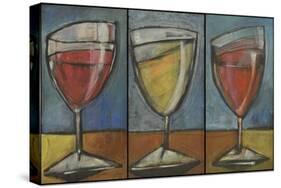 Wine Trio Triptych-Tim Nyberg-Stretched Canvas