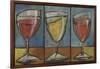 Wine Trio Triptych-Tim Nyberg-Framed Giclee Print