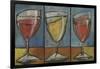 Wine Trio Triptych-Tim Nyberg-Framed Giclee Print