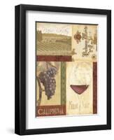 Wine Valley II-Veronique-Framed Giclee Print