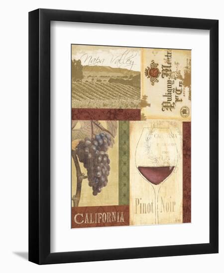 Wine Valley II-Veronique-Framed Giclee Print