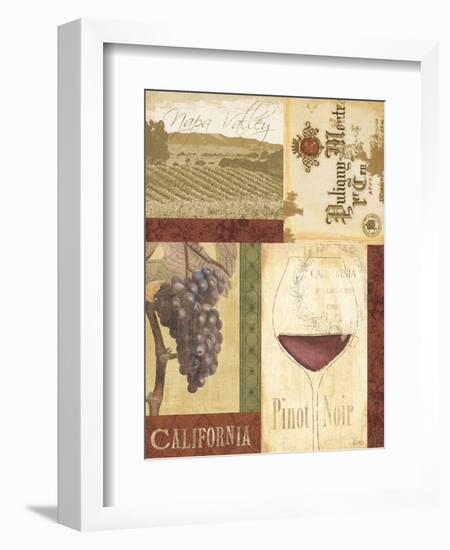 Wine Valley II-Veronique-Framed Giclee Print