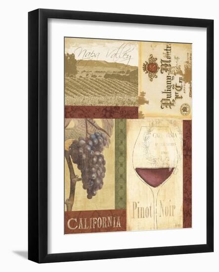 Wine Valley II-Veronique-Framed Giclee Print
