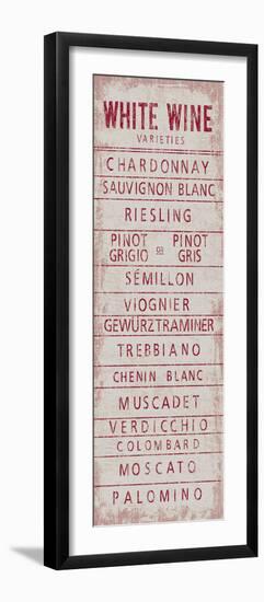 Wine Varieties IV-The Vintage Collection-Framed Giclee Print