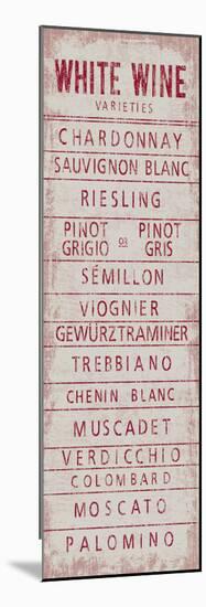 Wine Varieties IV-The Vintage Collection-Mounted Giclee Print