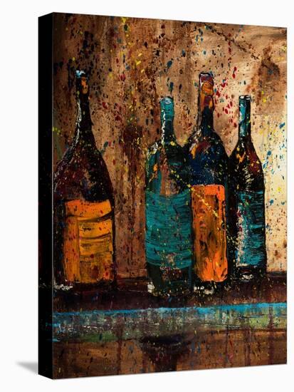 Wine Vino Wine I-Jodi Monahan-Stretched Canvas