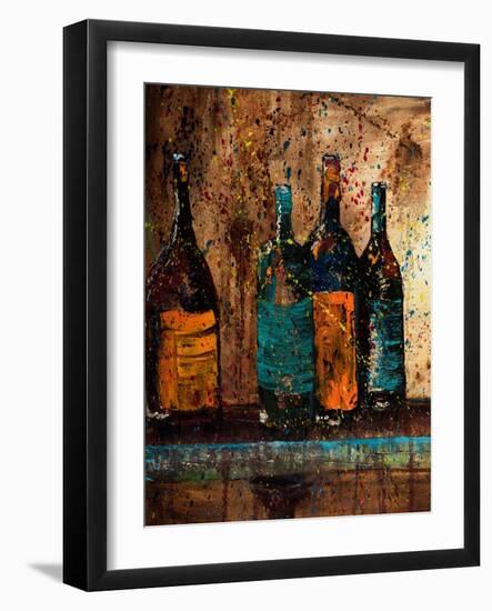 Wine Vino Wine I-Jodi Monahan-Framed Art Print