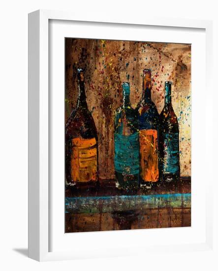 Wine Vino Wine I-Jodi Monahan-Framed Art Print