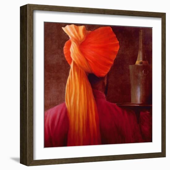 Wine Waiter at the Taj-Lincoln Seligman-Framed Giclee Print