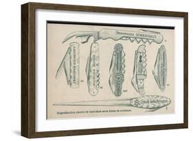 Wine Waiters' Tools-null-Framed Art Print