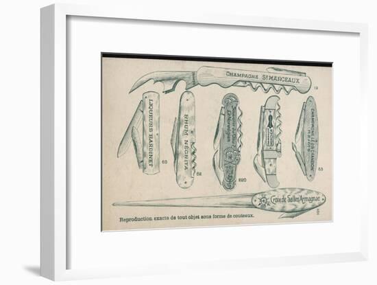 Wine Waiters' Tools-null-Framed Art Print