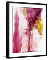 Wine Watercolor-holaholga-Framed Art Print