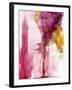 Wine Watercolor-holaholga-Framed Art Print