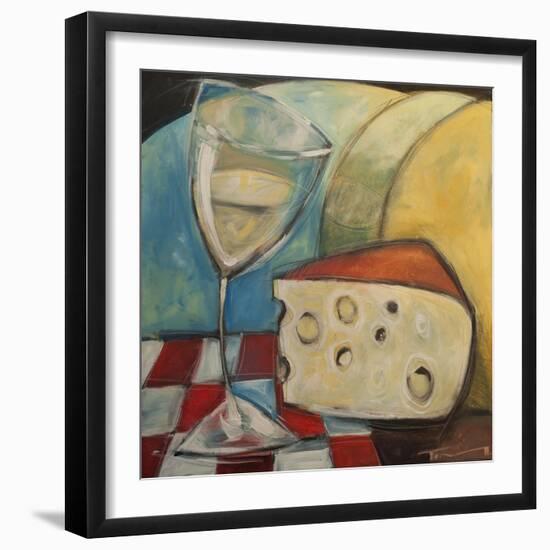 Wine Wedge and Wheel-Tim Nyberg-Framed Giclee Print