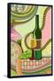 Wine Whimsical-Lantern Press-Framed Stretched Canvas