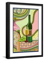 Wine Whimsical-Lantern Press-Framed Art Print