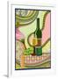 Wine Whimsical-Lantern Press-Framed Art Print