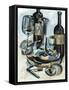 Wine with Dinner I-Heather A. French-Roussia-Framed Stretched Canvas