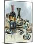 Wine with Dinner II-Heather A. French-Roussia-Mounted Art Print