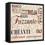 Wine Words I-null-Framed Stretched Canvas