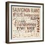 Wine Words II-null-Framed Art Print