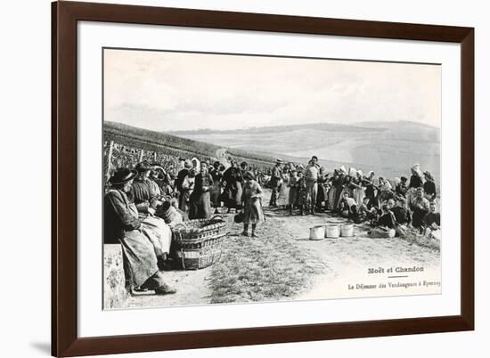 Wine Workers' Breakfast, Moet et Chandon-null-Framed Art Print