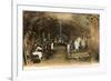 Wine Workers in French Cave-null-Framed Art Print