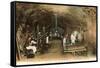 Wine Workers in French Cave-null-Framed Stretched Canvas