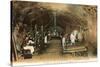 Wine Workers in French Cave-null-Stretched Canvas