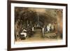 Wine Workers in French Cave-null-Framed Premium Giclee Print