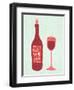 Wine-Cat Coquillette-Framed Art Print