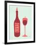 Wine-Cat Coquillette-Framed Art Print