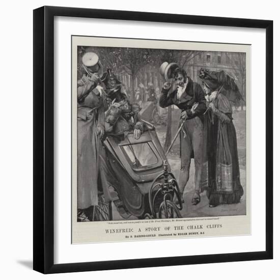 Winefred, a Story of the Chalk Cliffs-Edgar Bundy-Framed Giclee Print