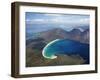 Wineglass Bay and the Hazards, Freycinet National Park, Tasmania, Australia-David Wall-Framed Photographic Print