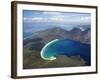 Wineglass Bay and the Hazards, Freycinet National Park, Tasmania, Australia-David Wall-Framed Photographic Print