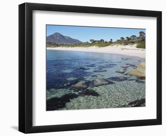 Wineglass Bay, Freycinet National Park, Freycinet Peninsula, Tasmania, Australia, Pacific-Jochen Schlenker-Framed Photographic Print
