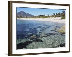 Wineglass Bay, Freycinet National Park, Freycinet Peninsula, Tasmania, Australia, Pacific-Jochen Schlenker-Framed Photographic Print