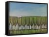 Wineglass Treeline-Tim Nyberg-Framed Stretched Canvas