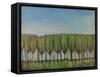 Wineglass Treeline-Tim Nyberg-Framed Stretched Canvas