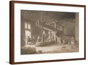 Winepress of Monsieur Dittyl, Outside Nantes, C.1670-Lambert Doomer-Framed Giclee Print