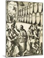Winery and Wine Pouring-null-Mounted Giclee Print