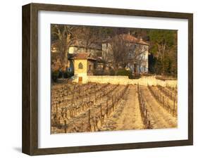 Winery Building at Chateau Saint Cosme, Gigondas, Vaucluse, Rhone, Provence, France-Per Karlsson-Framed Photographic Print