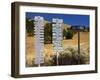 Winery Signs, Santa Ynez Valley, Santa Barbara County, Central California-Richard Cummins-Framed Photographic Print