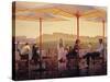 Winery Terrace-Brent Lynch-Stretched Canvas