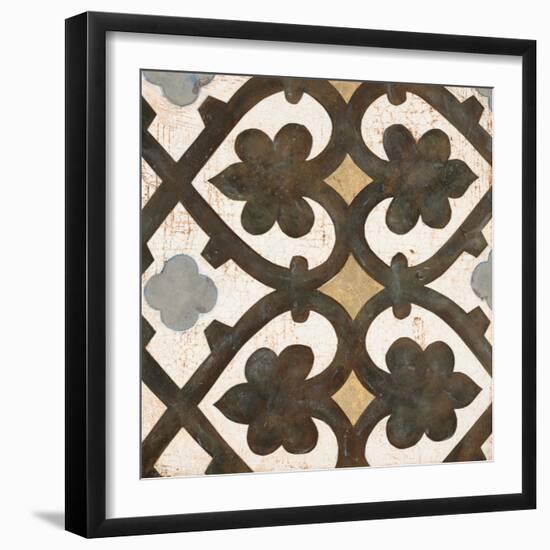 Winery Villa Tile 2-Arnie Fisk-Framed Art Print