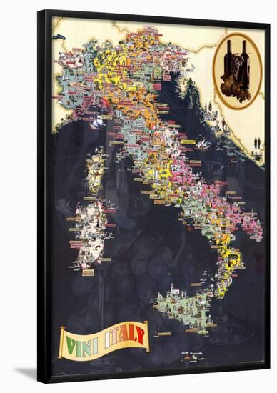 Wines of Italy-null-Framed Poster