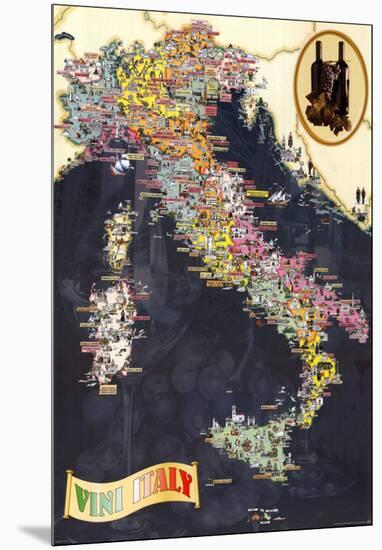 Wines of Italy-null-Mounted Poster